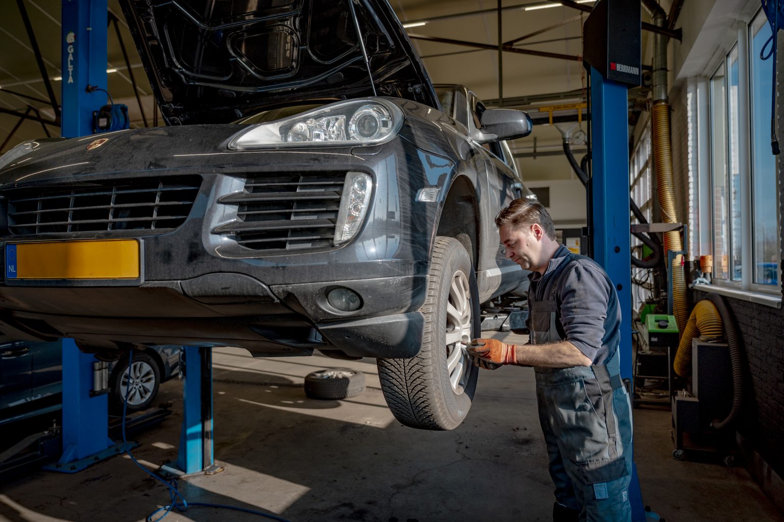Aan het werk bij autoVerbeek
